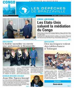 Cover Les Dépêches de Brazzaville - 4445 