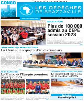 Cover Les Dépêches de Brazzaville - 4542 