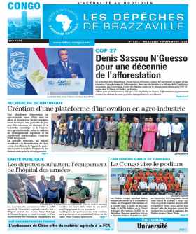 Cover Les Dépêches de Brazzaville - 4375 