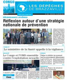 Cover Les Dépêches de Brazzaville - 4424 