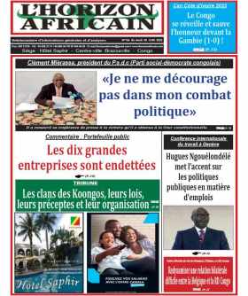 Cover L'horizon Africain - 154 