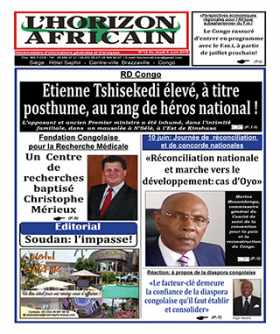 Cover L'horizon Africain - 12 