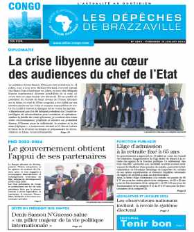Cover Les Dépêches de Brazzaville - 4293 