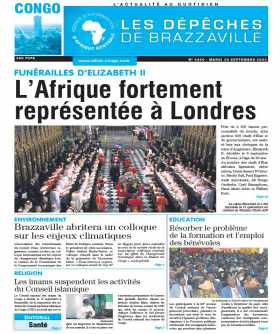 Cover Les Dépêches de Brazzaville - 4340 