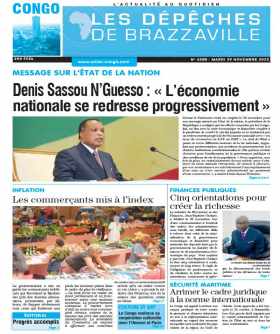 Cover Les Dépêches de Brazzaville - 4388 