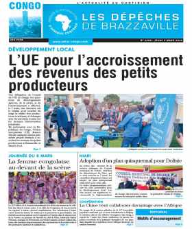 Cover Les Dépêches de Brazzaville - 4460 