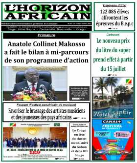 Cover L'horizon Africain - 207 