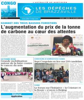 Cover Les Dépêches de Brazzaville - 4615 