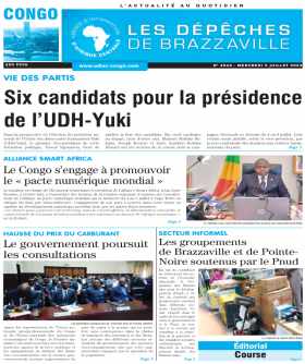 Cover Les Dépêches de Brazzaville - 4540 