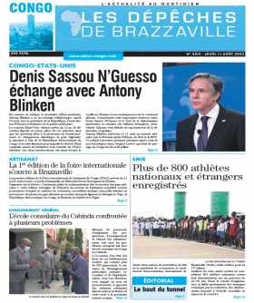 Cover Les Dépêches de Brazzaville - 3212 