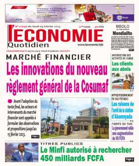 Cover l'Economie - 02696 