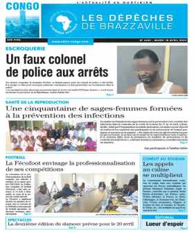 Cover Les Dépêches de Brazzaville - 4487 