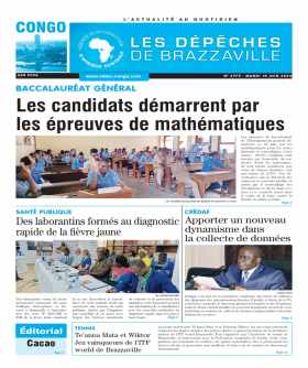 Cover Les Dépêches de Brazzaville - 4775 
