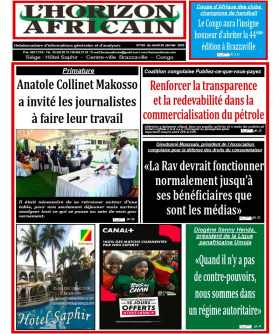 Cover L'horizon Africain - 185 