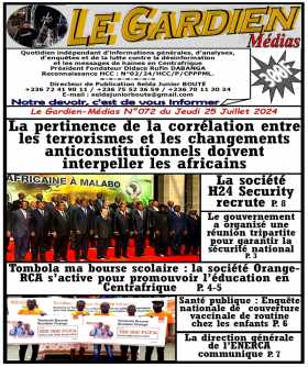 Cover Le Gardien Médias - 072 