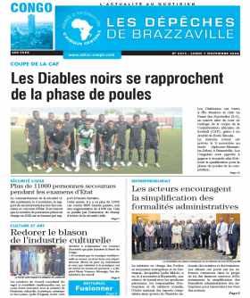 Cover Les Dépêches de Brazzaville - 4373 