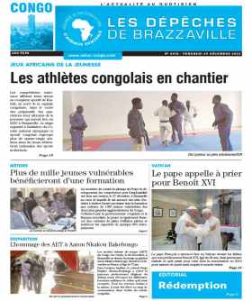 Cover Les Dépêches de Brazzaville - 4410 