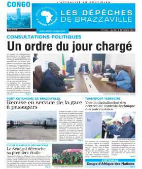 Cover Les Dépêches de Brazzaville - 4184 