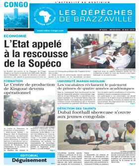 Cover Les Dépêches de Brazzaville - 4254 