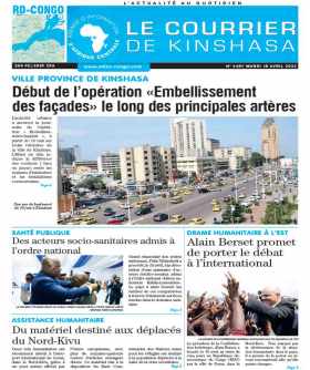 Cover Le Courrier de Kinshasa - 4487 