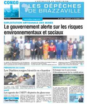 Cover Les Dépêches de Brazzaville - 4356 