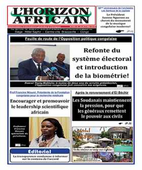 Cover L'horizon Africain - 8 