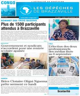 Cover Les Dépêches de Brazzaville - 4584 