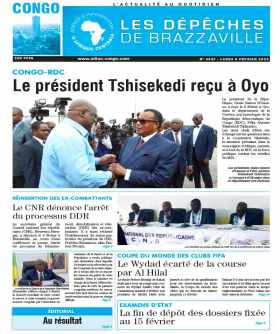 Cover Les Dépêches de Brazzaville - 4437 