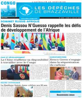 Cover Les Dépêches de Brazzaville - 4559 