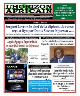 Cover L'horizon Africain - 254 