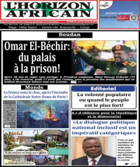 Cover L'horizon Africain - 005 