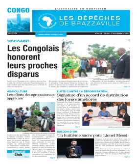 Cover Les Dépêches de Brazzaville - 4626 