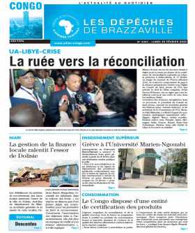 Cover Les Dépêches de Brazzaville - 4447 