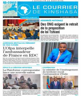 Cover Le Courrier de Kinshasa - 4480 