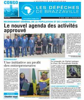 Cover Les Dépêches de Brazzaville - 4443 