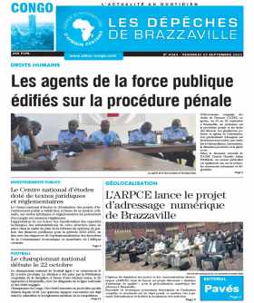 Cover Les Dépêches de Brazzaville - 4343 