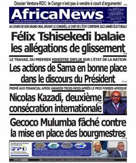 Cover Africa News RDC - 2186 