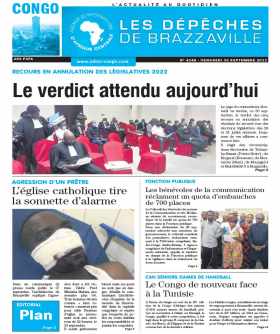 Cover Les Dépêches de Brazzaville - 4348 