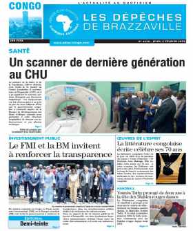 Cover Les Dépêches de Brazzaville - 4435 