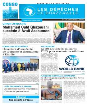 Cover Les Dépêches de Brazzaville - 7693 