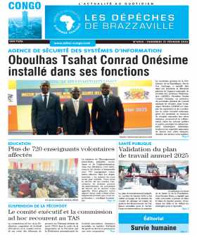 Cover Les Dépêches de Brazzaville - 4955 