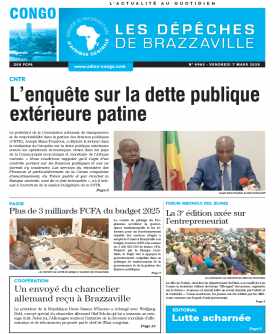 Cover Les Dépêches de Brazzaville - 4965 