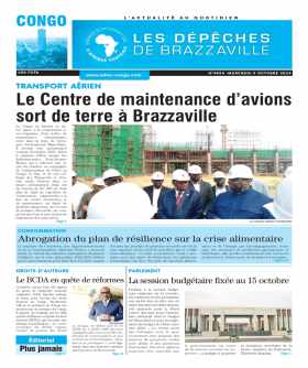 Cover Les Dépêches de Brazzaville - 4855 